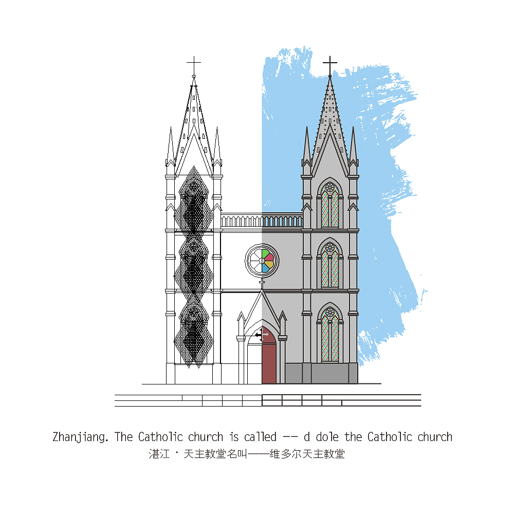 建筑插画（图ZNjM4MjU2MTI=） - 其他UI - 站酷设计师UED居豪原创素材 - 站酷ZCOOL