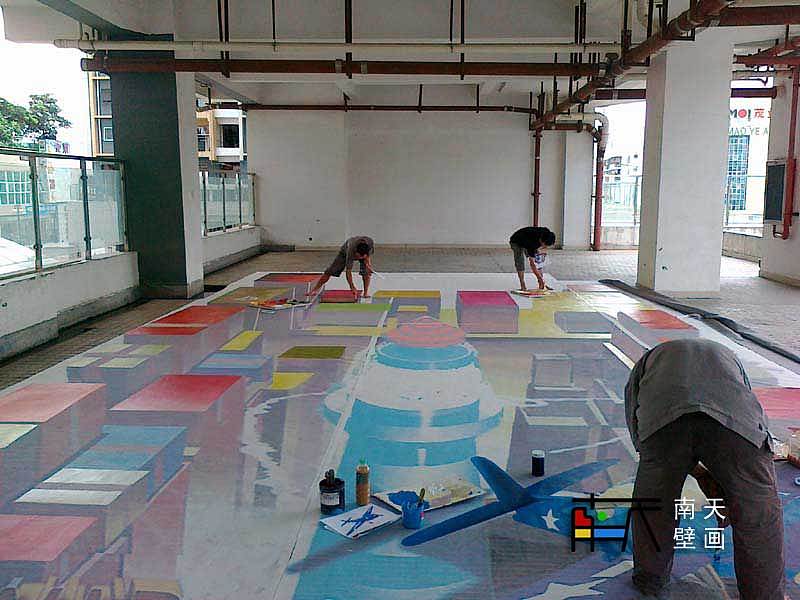深圳东门太阳百货(缤纷礼品)/3D地画/3D壁画/3D街头立体画/3D立体画/3D壁画（图ZNjg1MDcwMA==） - 艺术插画 - 站酷设计师艺点画评原创素材 - 站酷ZCOOL