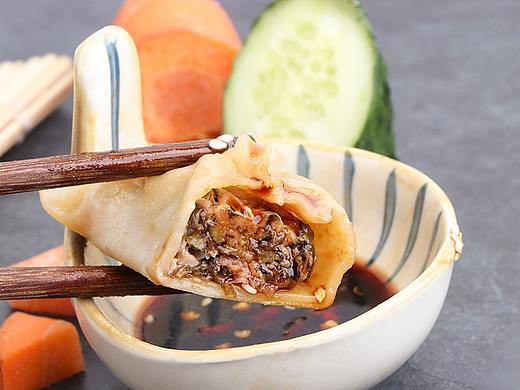 紫菜肉馅饺子