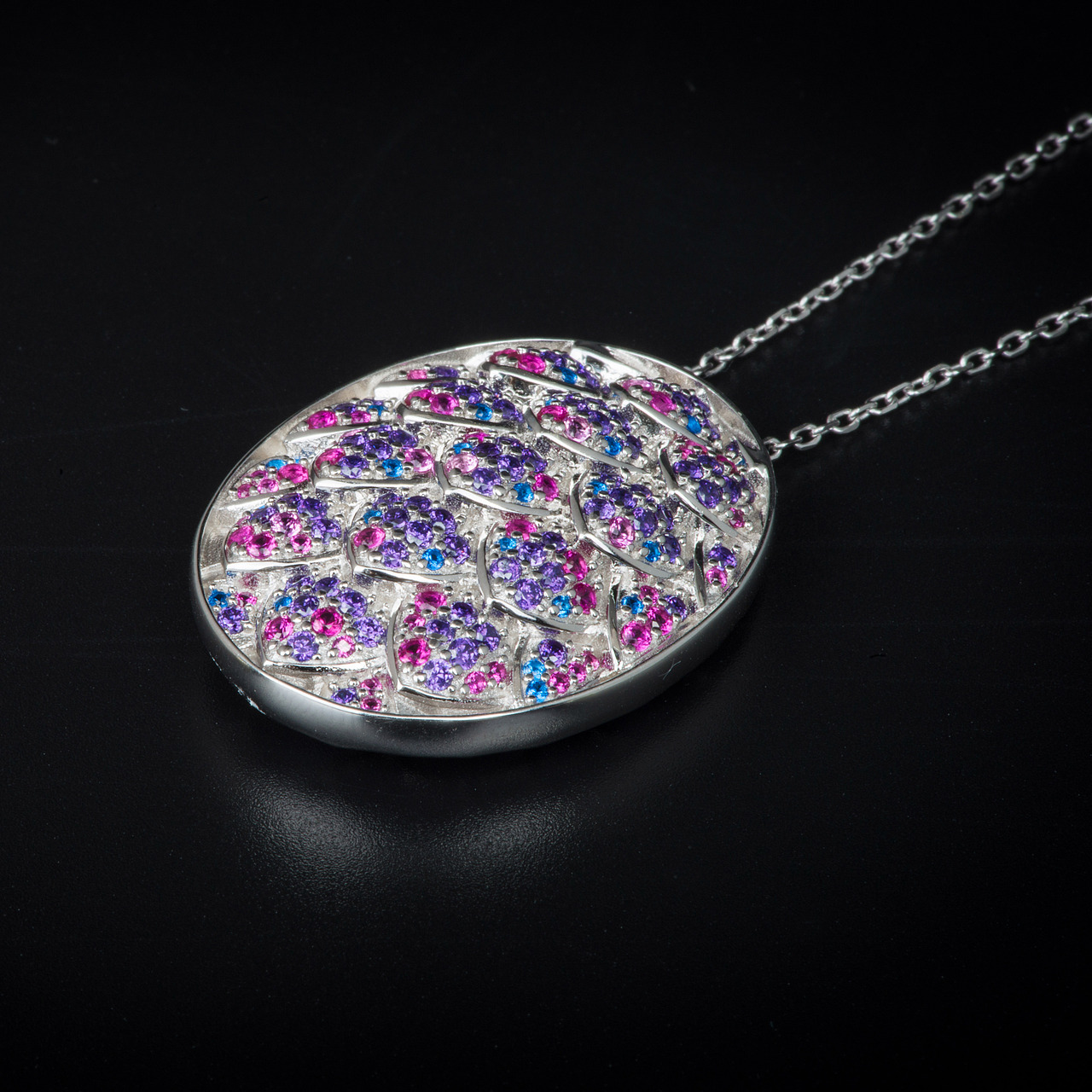 权力的游戏周边饰品 纯银冰与火之歌坦格利安龙蛋吊坠