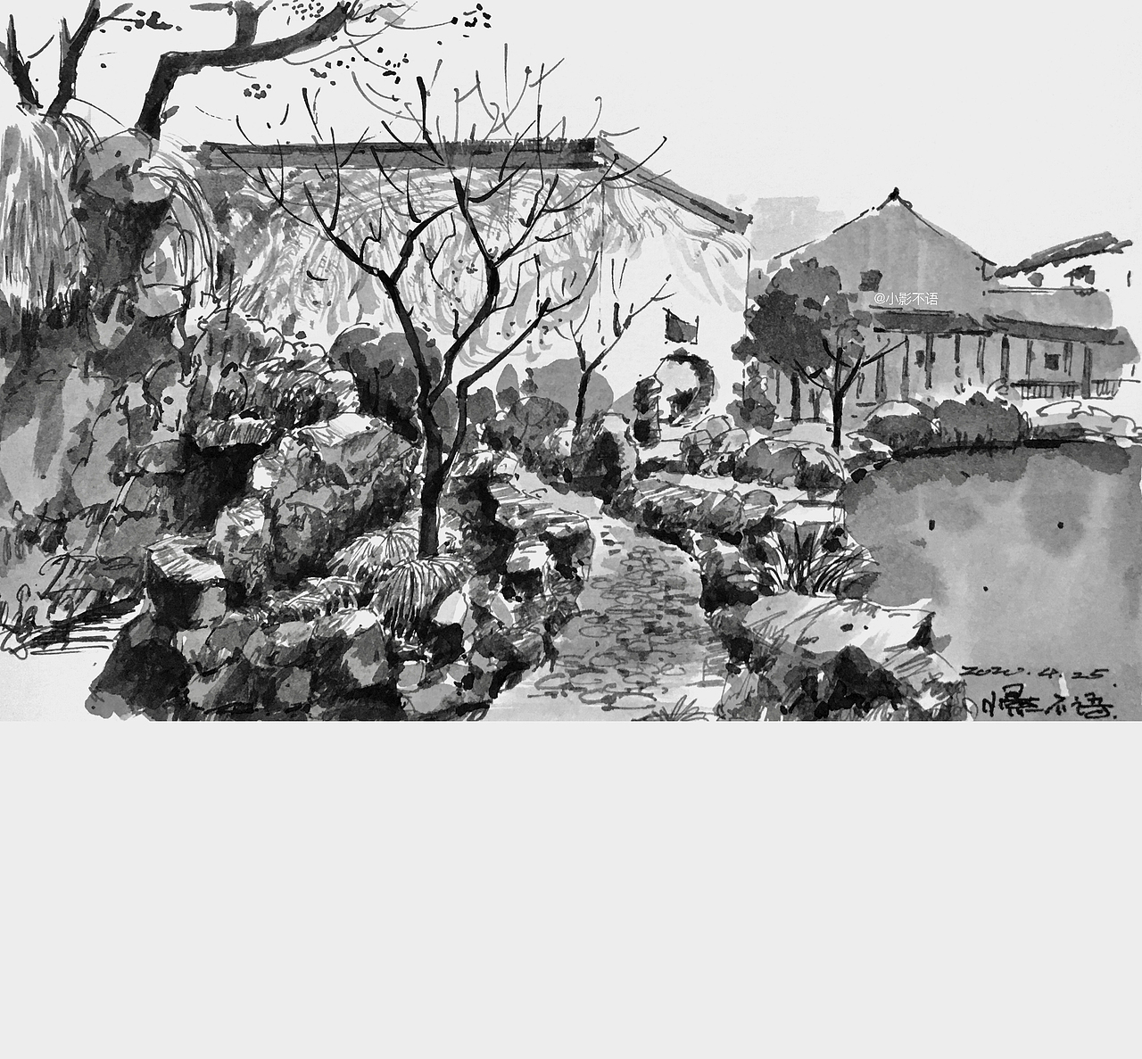 钢笔淡墨-苏州记录