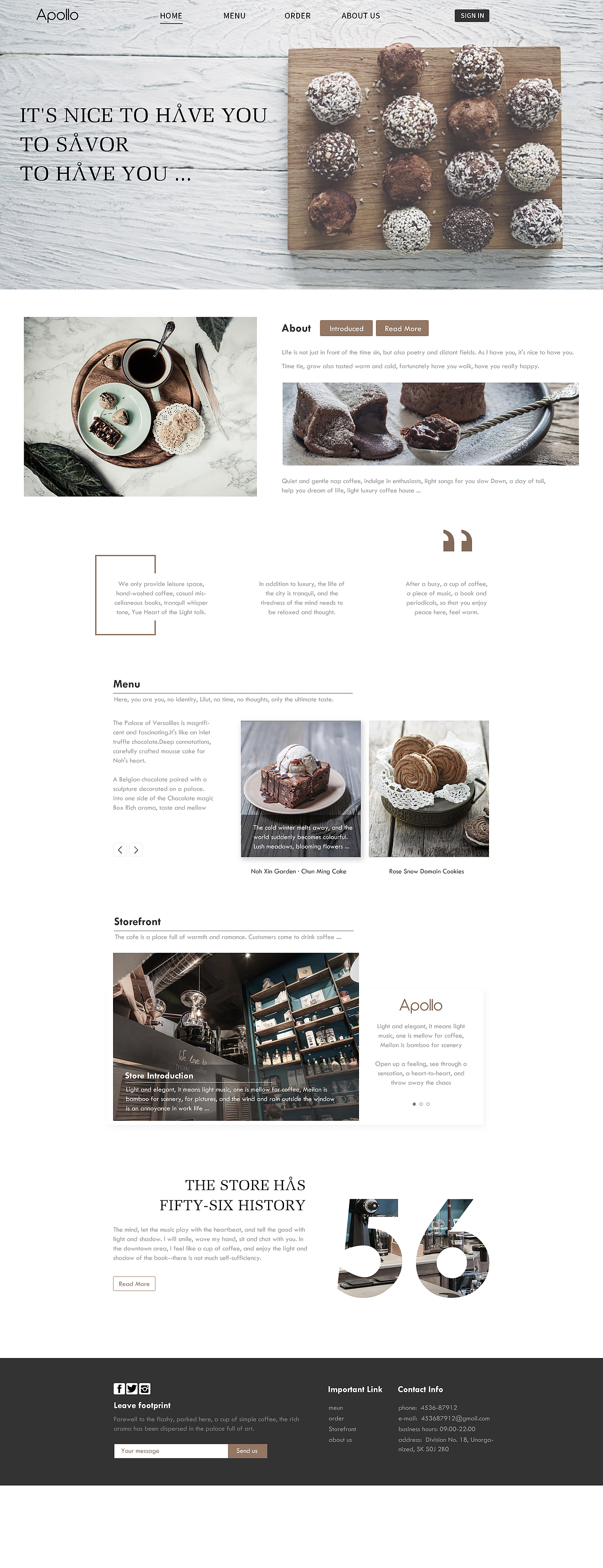 甜品官网首页 英文版（图ZMTQ4NTMyOTky） - 企业官网 - 站酷设计师阿木_原创素材 - 站酷ZCOOL