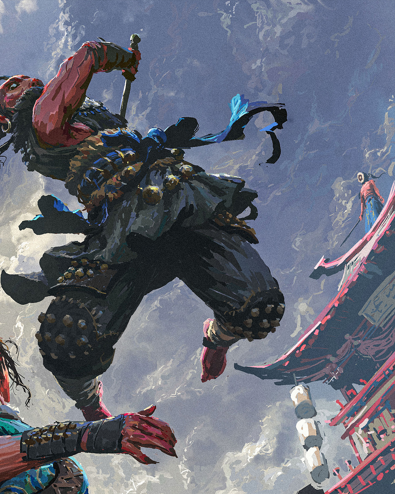 云天漫记26闹东京绘制过程（图ZMzQ5MTE3NzIw） - 绘画 - 站酷设计师宝林本迟原创素材 - 站酷ZCOOL