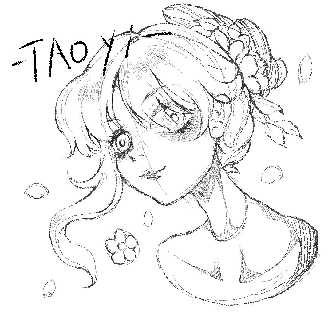 52r一张黑白练习稿