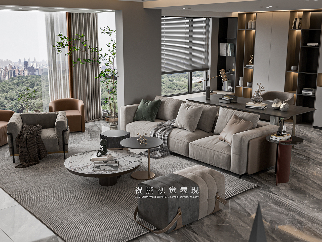 WZP丨现代风格丨祝鹏视觉（图ZMjUwNTE0MTM2） - 家装设计 - 站酷设计师祝鹏视觉表现原创素材 - 站酷ZCOOL