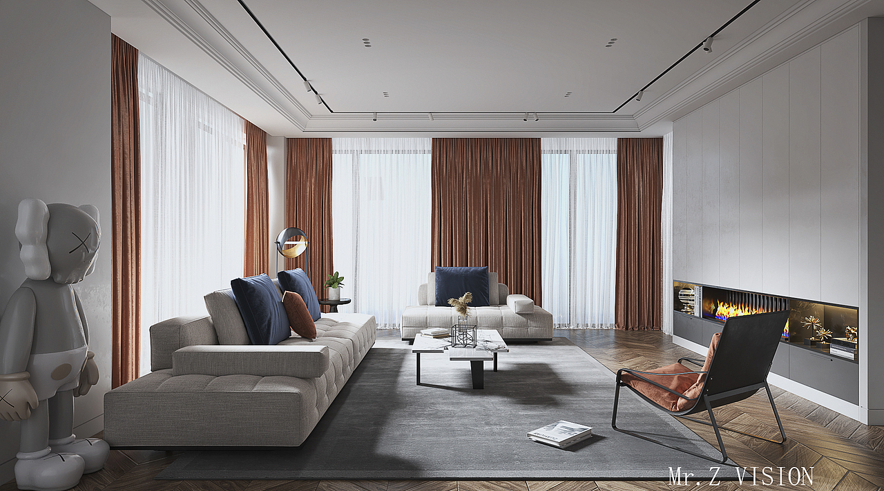 打卡。现代（图ZMTgyNzk0NDgw） - 家装设计 - 站酷设计师MrZ视觉表现原创素材 - 站酷ZCOOL