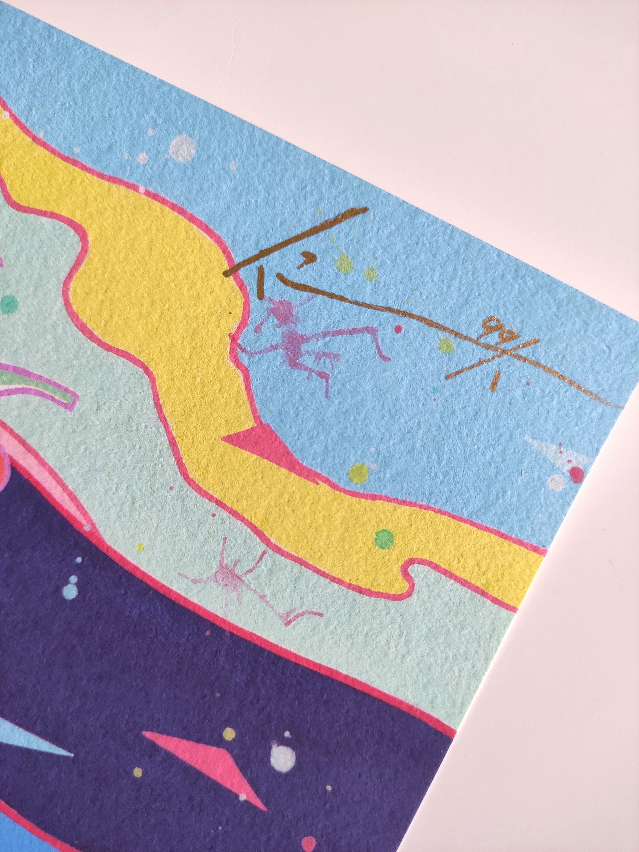 制作一款限量版画《My love》