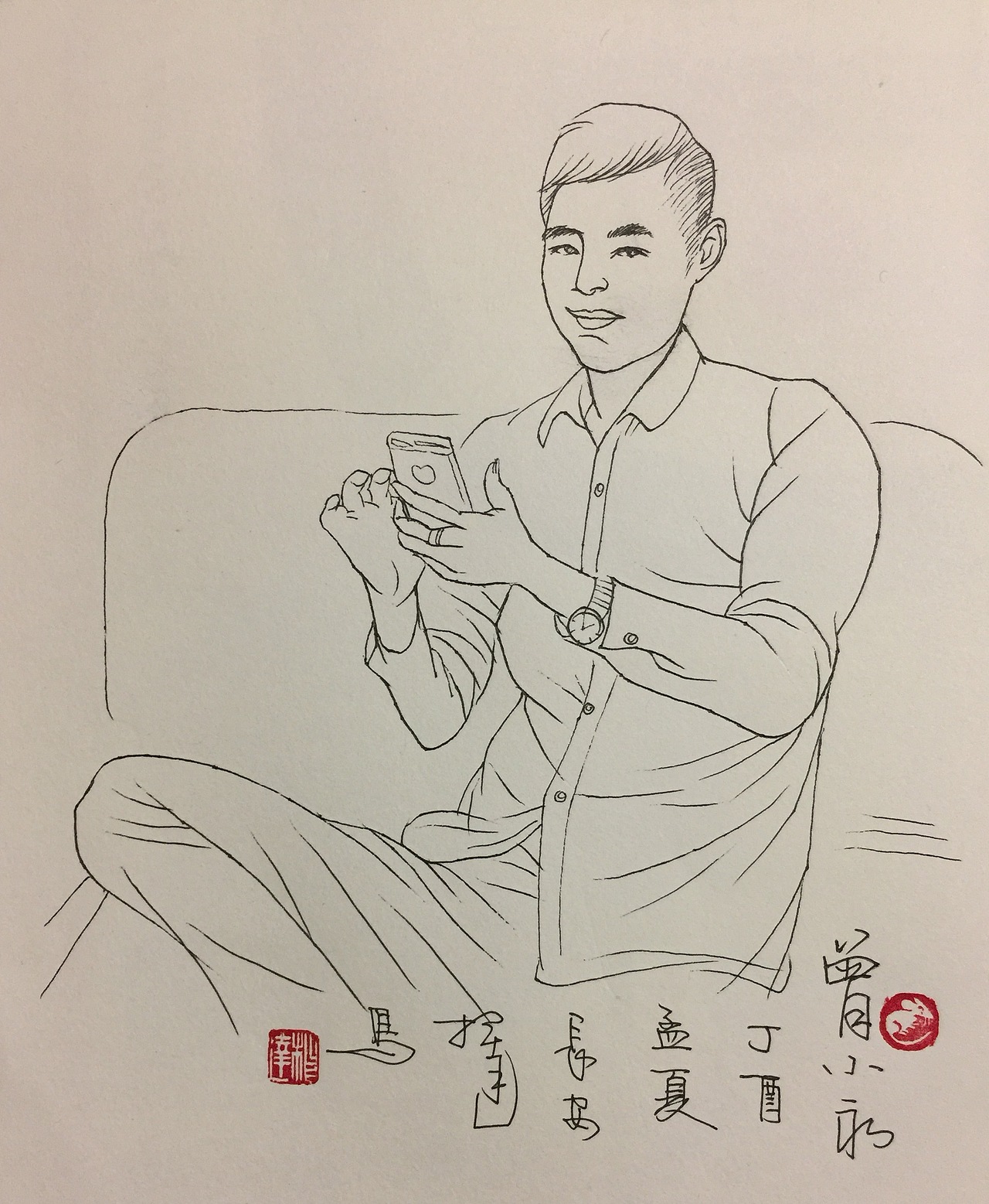 2017人物动态速写