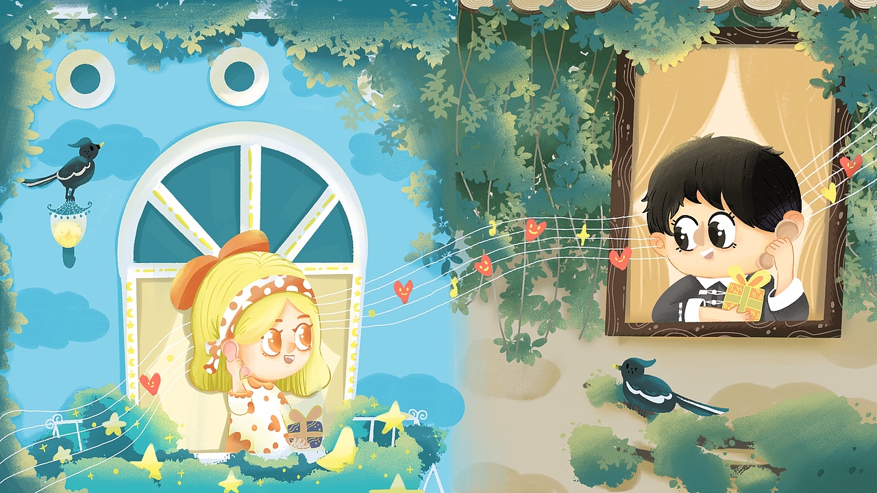 春日画报系列插画（图ZMzQxMDc5MTI4） - 其他平面 - 站酷设计师大祝很烦原创素材 - 站酷ZCOOL