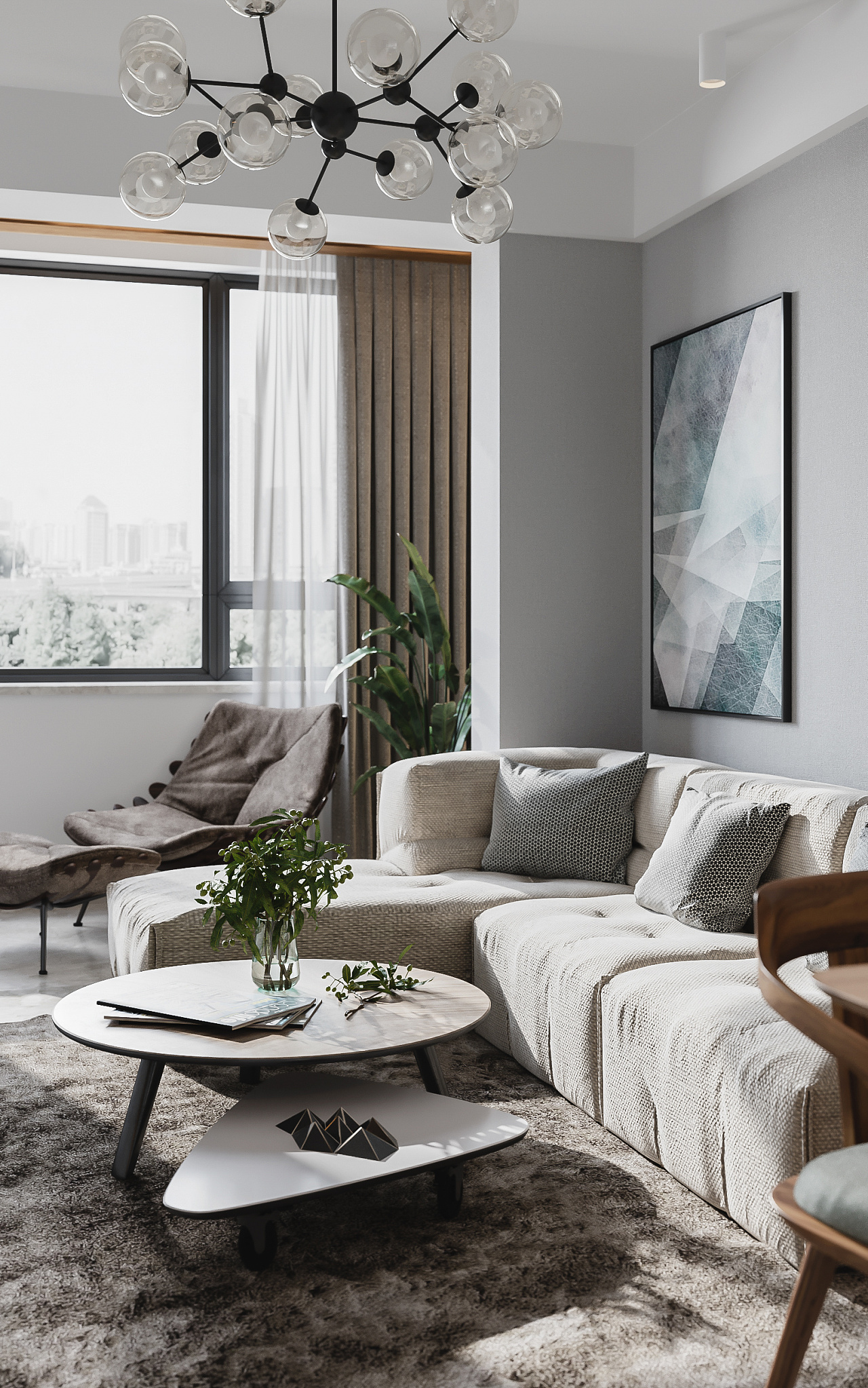 现代简约风格效果图