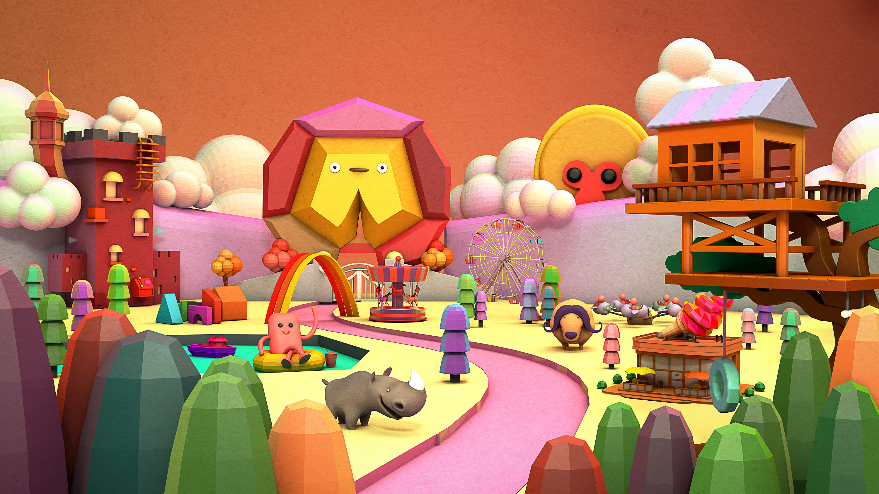 毕业设计|三维|场景|爱吃蜂蜜的象 - 原创作品 - 站酷 (zcool)