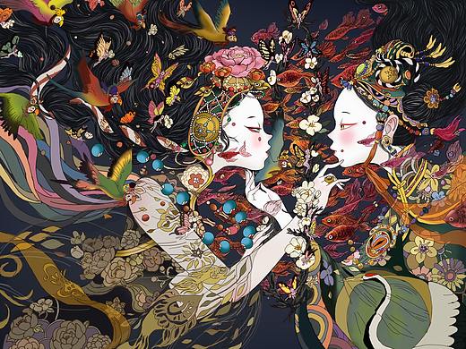 插畫(huà)臨摹練手（個(gè)人主頁(yè)-ZMzU1OTA0MjA=） - 創(chuàng)作習(xí)作 - 站酷設(shè)計(jì)師yiyi_wang原創(chuàng)素材 - 站酷ZCOOL