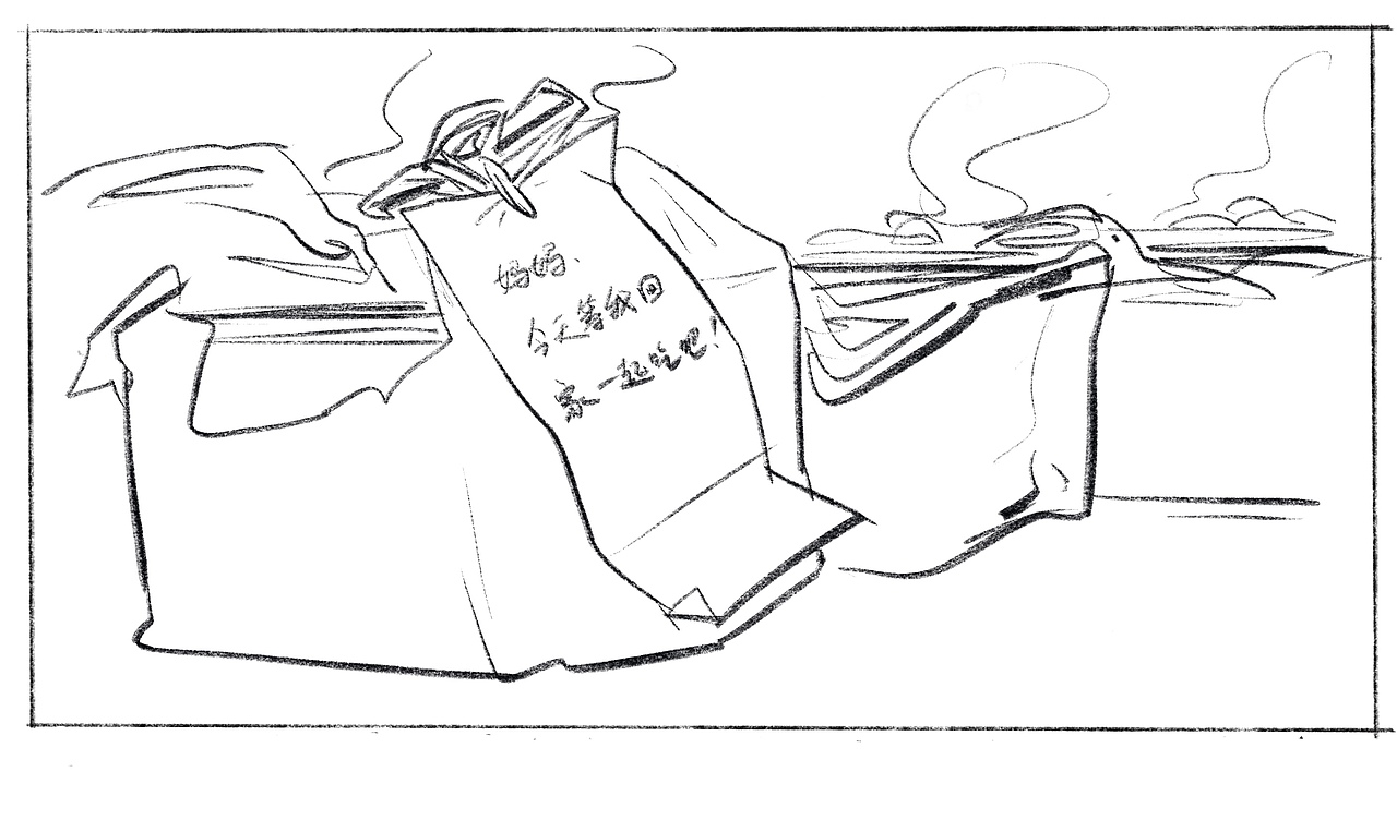 分镜——饿了么广告（图ZMjAyNTYxNDQ4） - 设定/分镜 - 站酷设计师ER小耳朵原创素材 - 站酷ZCOOL