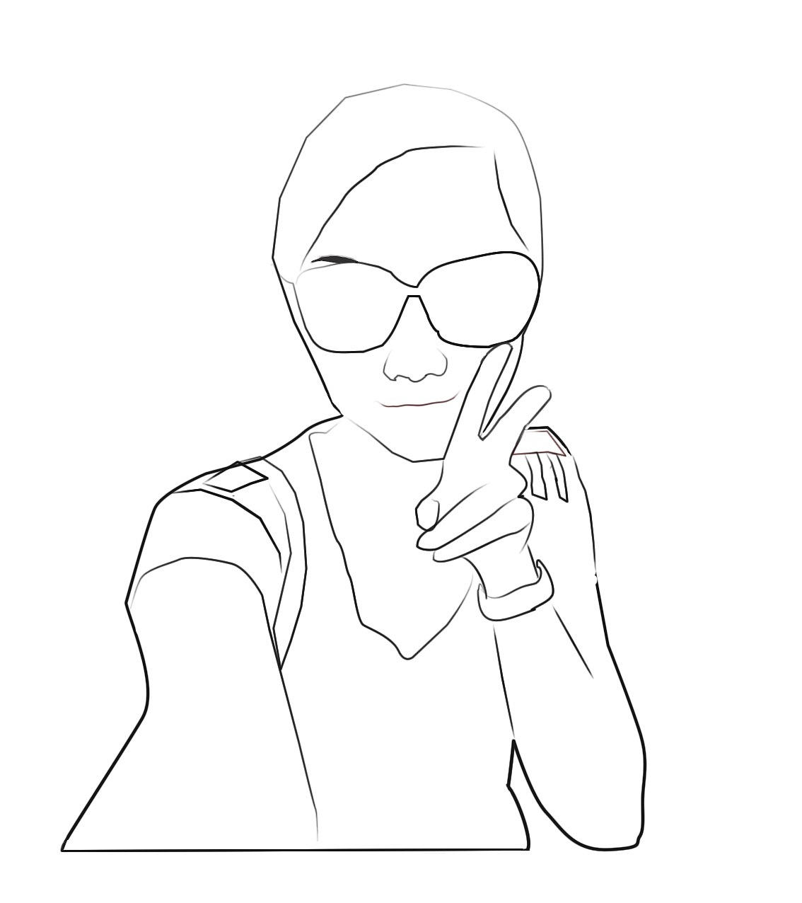 照片转手绘人物练习