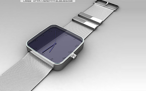 【产品效果图】手表金属质感表现&nbsp;My&nbsp;Watch