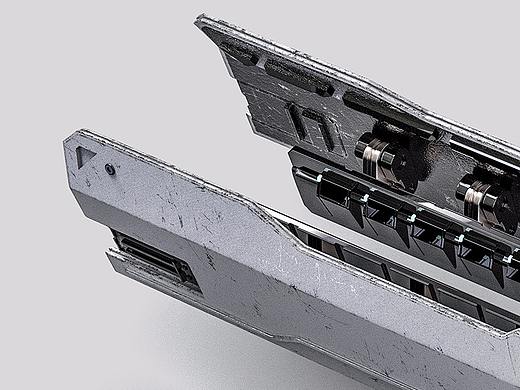 Winston weapon - C4D+Keyshot