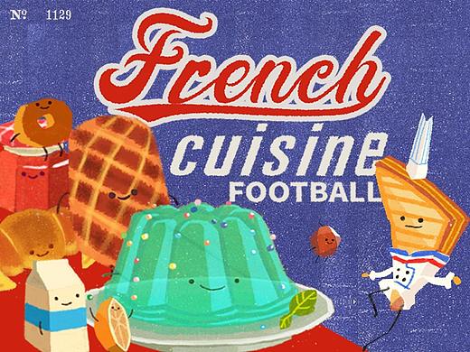 French Cuisine Football // COMOON