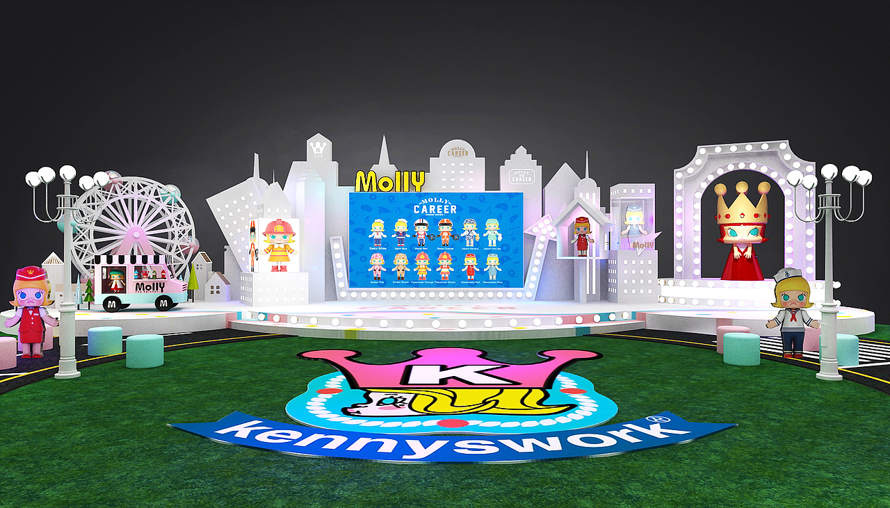 MOLLY商业美陈二（图ZMjEwMDM5MzA0） - 其他三维 - 站酷设计师林梢一抹绿如画原创素材 - 站酷ZCOOL