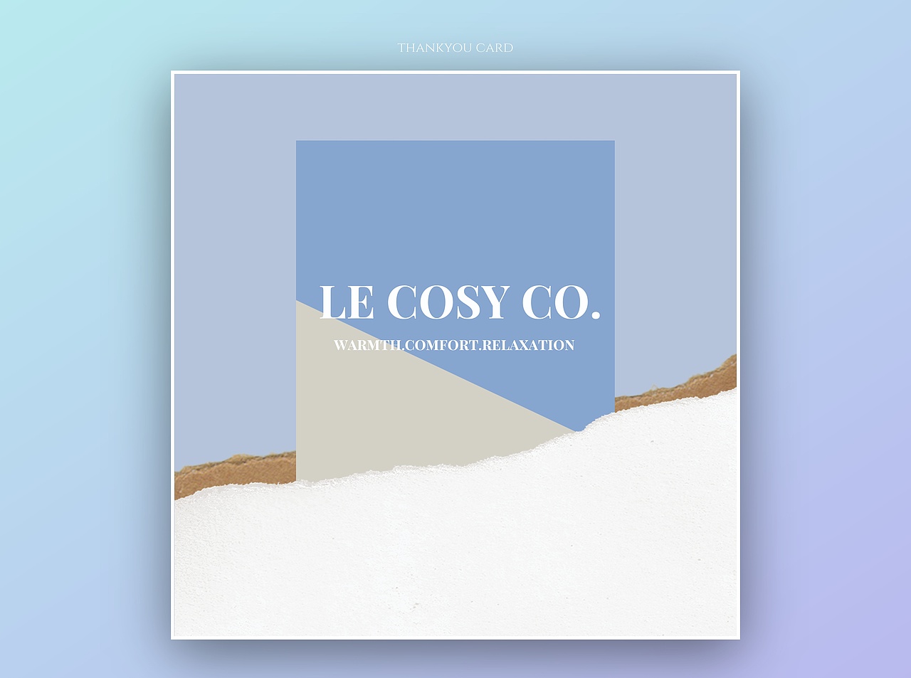 国外客户设计-感谢卡设计-外贸设计