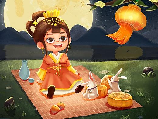 中秋的深夜给你满月