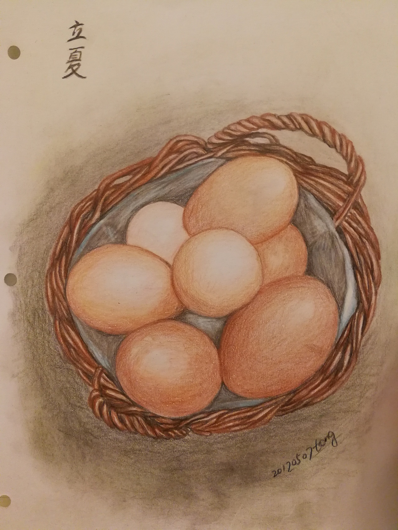 临摹马可的二十四节气之立夏