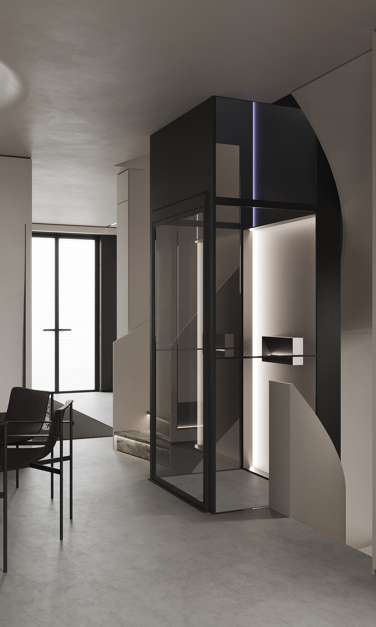 纳境视觉----现代简约别墅全套,这设计是真喜欢。