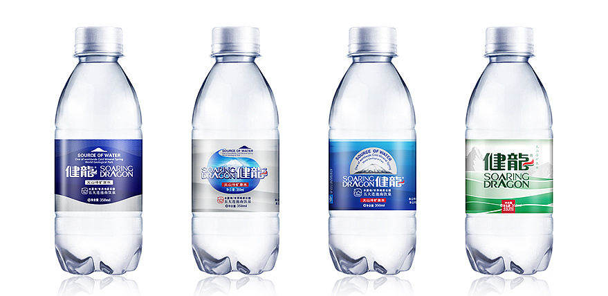 健龙矿泉水包装设计|平面|包装|悦景品牌设计 - 原创作品 - 站酷
