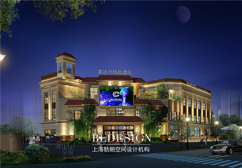 郑州酒店设计公司专业作品——酒店外观设计锦集