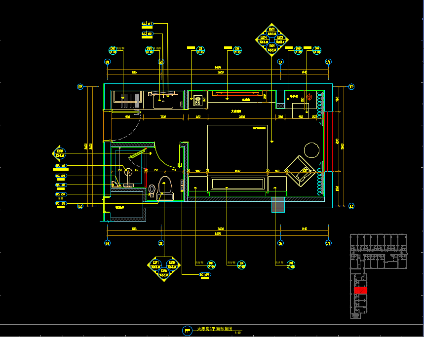 周口某酒店深化设计（图ZMjcyNTcyMDA4） - 酒店餐饮设计 - 站酷设计师图纸美学原创素材 - 站酷ZCOOL