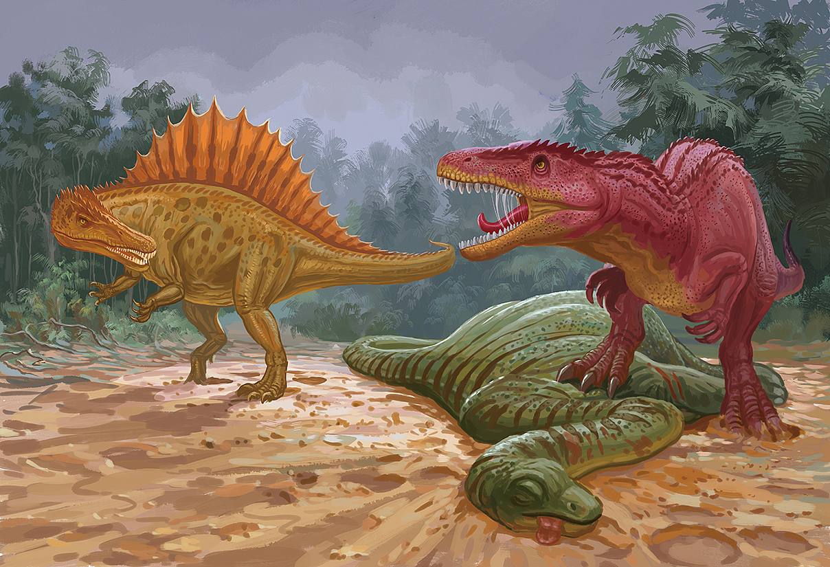 鲨齿龙（图ZMjc3MDAyNDM2） - 绘本 - 站酷设计师第十一种怪物原创素材 - 站酷ZCOOL