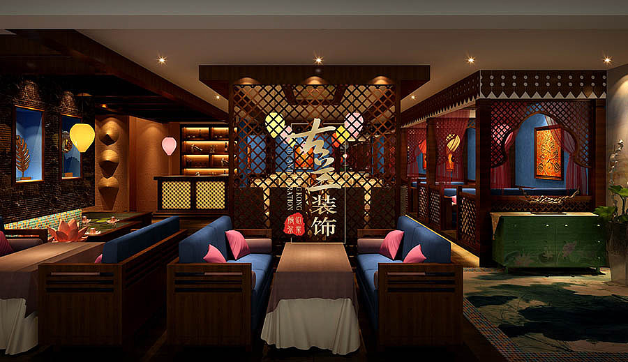 阿玉莲越南餐厅——成都主题餐厅装修设计