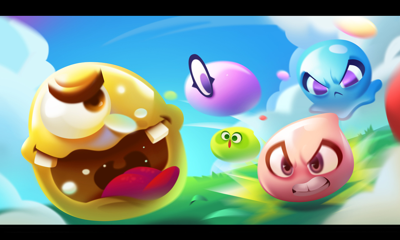 史莱姆|插画|游戏原画|别喝喝喝江 - 原创作品 - 站酷 (zcool)