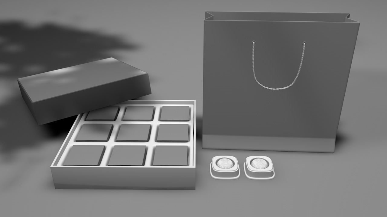 练习白模月饼盒|三维|产品|浅水员 - 原创作品 - 站酷 (zcool)