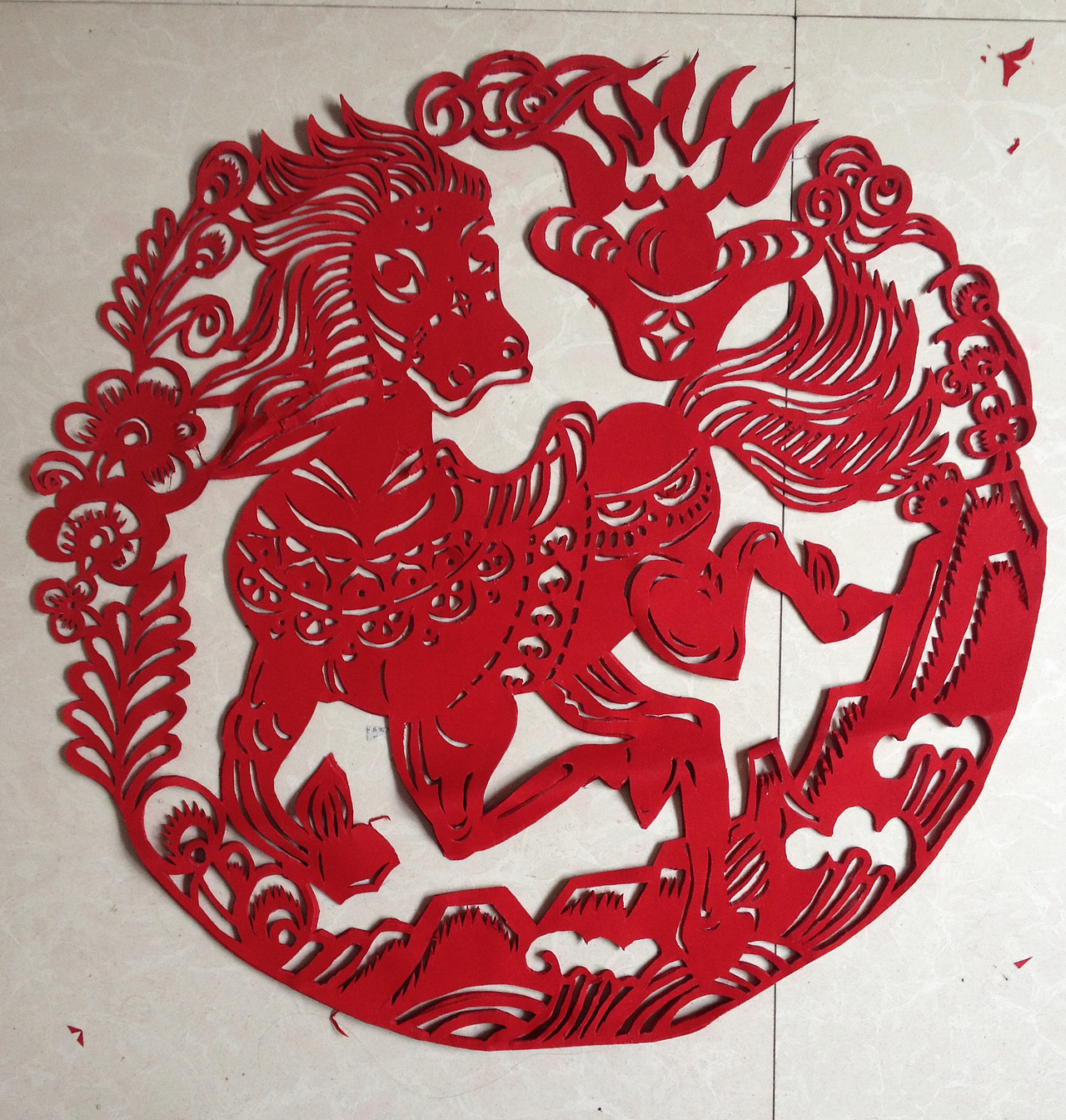 呼哧！咩咩！老孙来也！【三年剪纸合辑】（图ZNDQzMDk2Njg=） - 其他手工艺 - 站酷设计师View_J原创素材 - 站酷ZCOOL