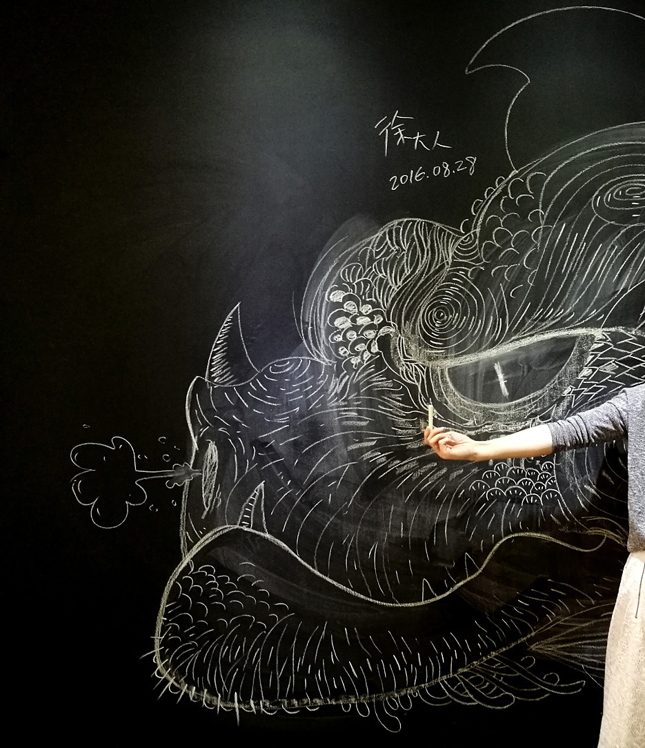 徐大人黑板墙涂鸦~（图ZNTc0MTI5Njg=） - 新锐潮流插画 - 站酷设计师徐大人原创素材 - 站酷ZCOOL