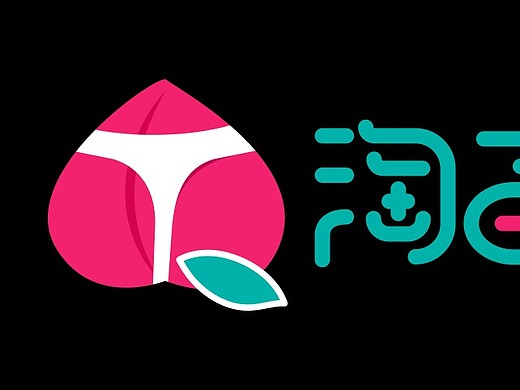 淘百趣,卖情趣用品的微信小程序|平面|logo|挺胸不ang首_原创作品