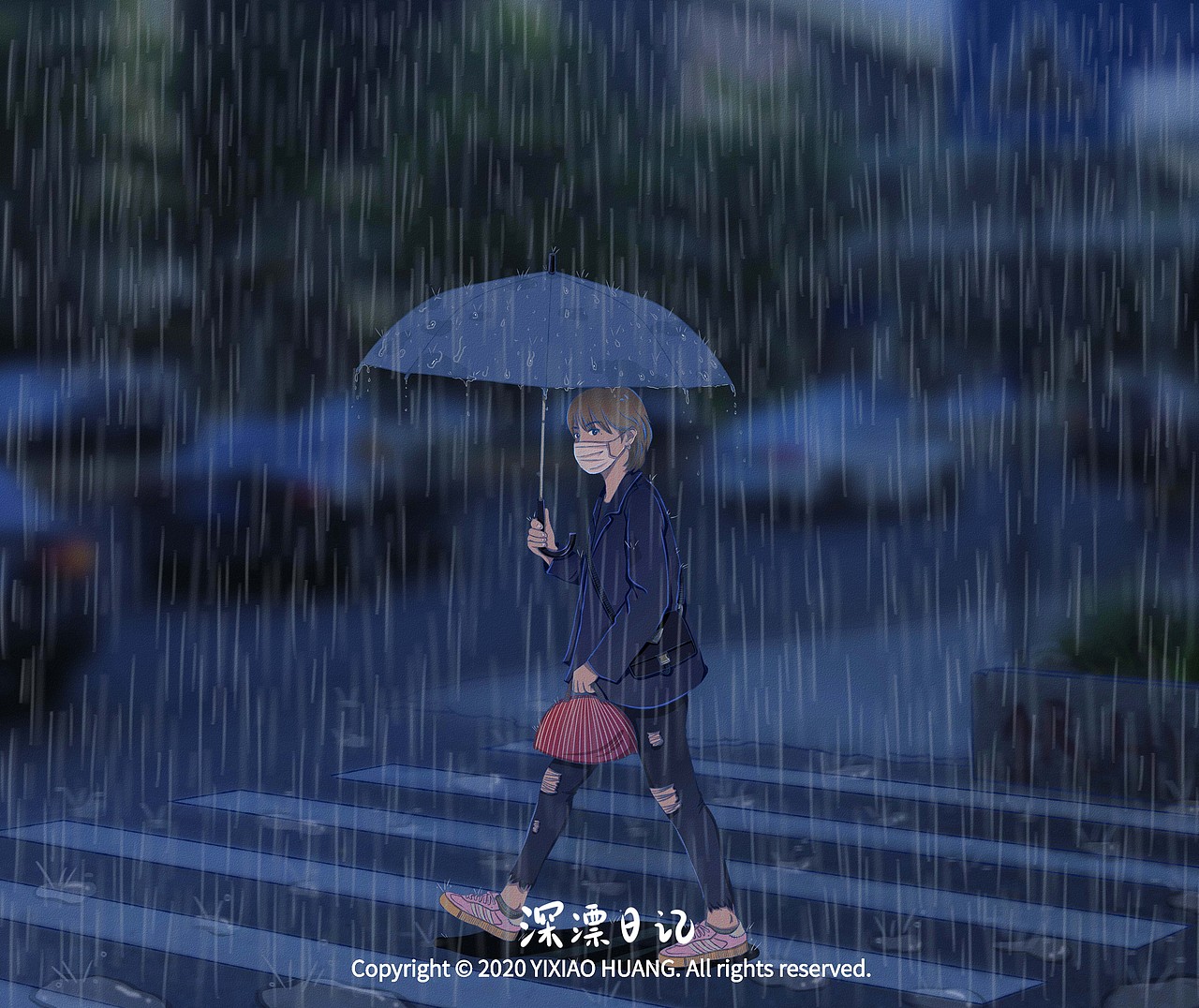深漂日记（图ZMjM0MDQyOTY4） - 艺术插画 - 站酷设计师YIXIAO_原创素材 - 站酷ZCOOL