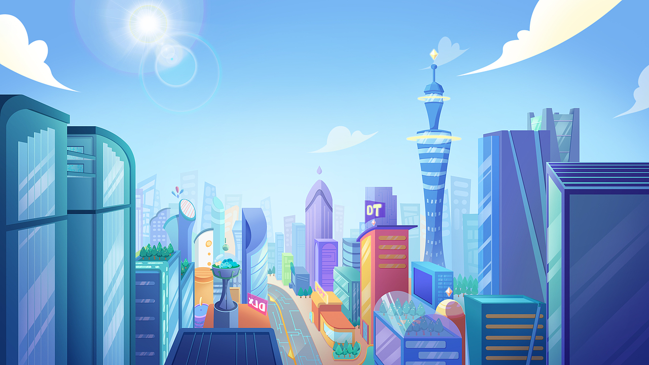 小灯塔-课程场景设定|动漫|动画片|洛三睡 - 原创作品 - 站酷 (zcool)