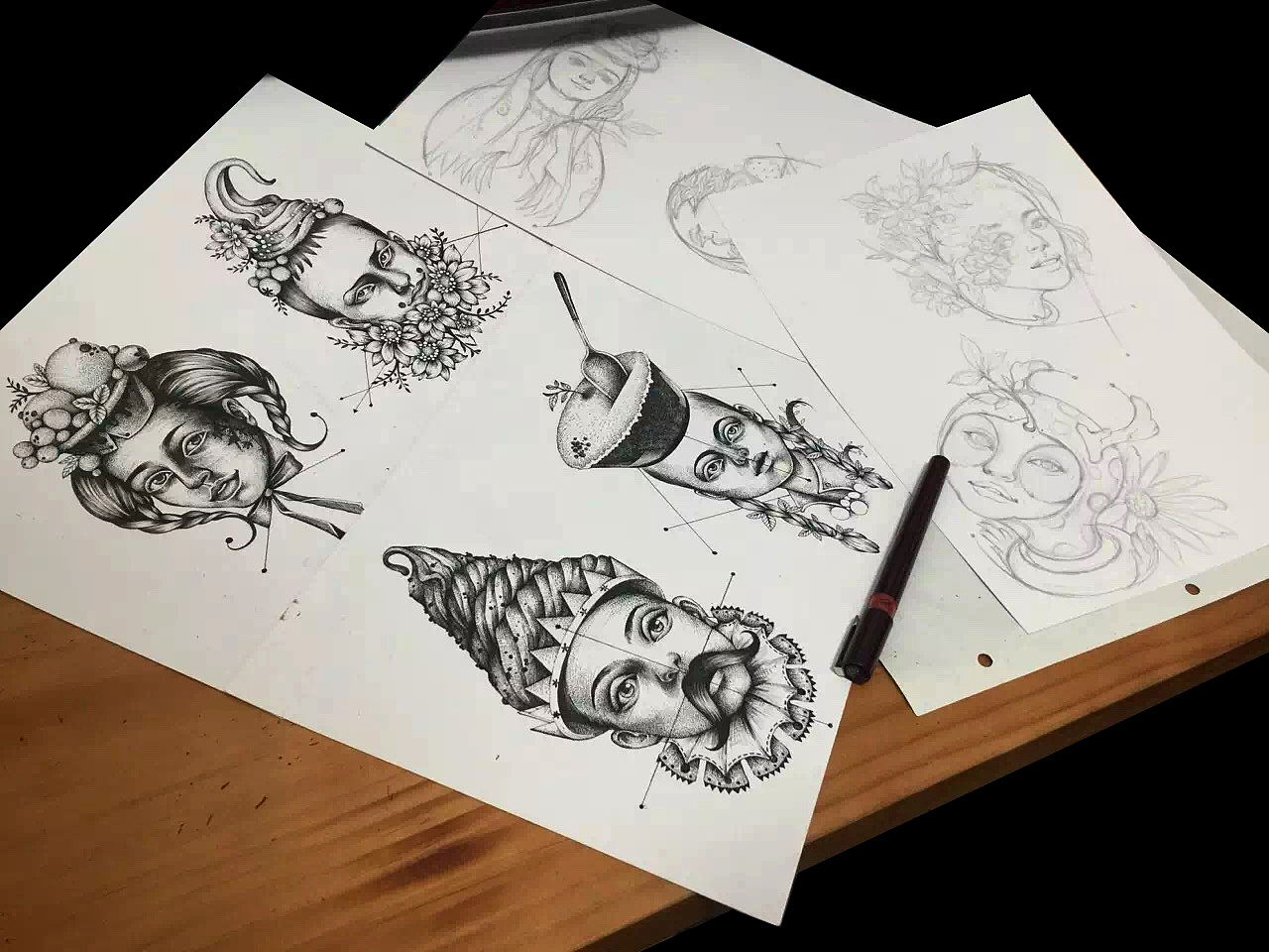 无邪抹茶系列插画（图ZNjY0NDkyNTY=） - 商业插画 - 站酷设计师张贇ILLUSTRATION原创素材 - 站酷ZCOOL