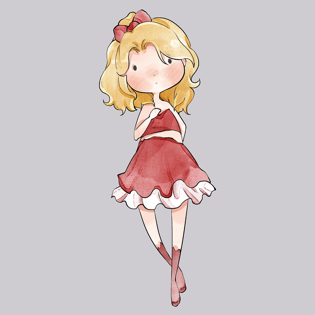 《Q版拟人系列2》蘑菇（图ZMjk3Nzg4NjYw） - 创作习作 - 站酷设计师陶艺taoyi原创素材 - 站酷ZCOOL