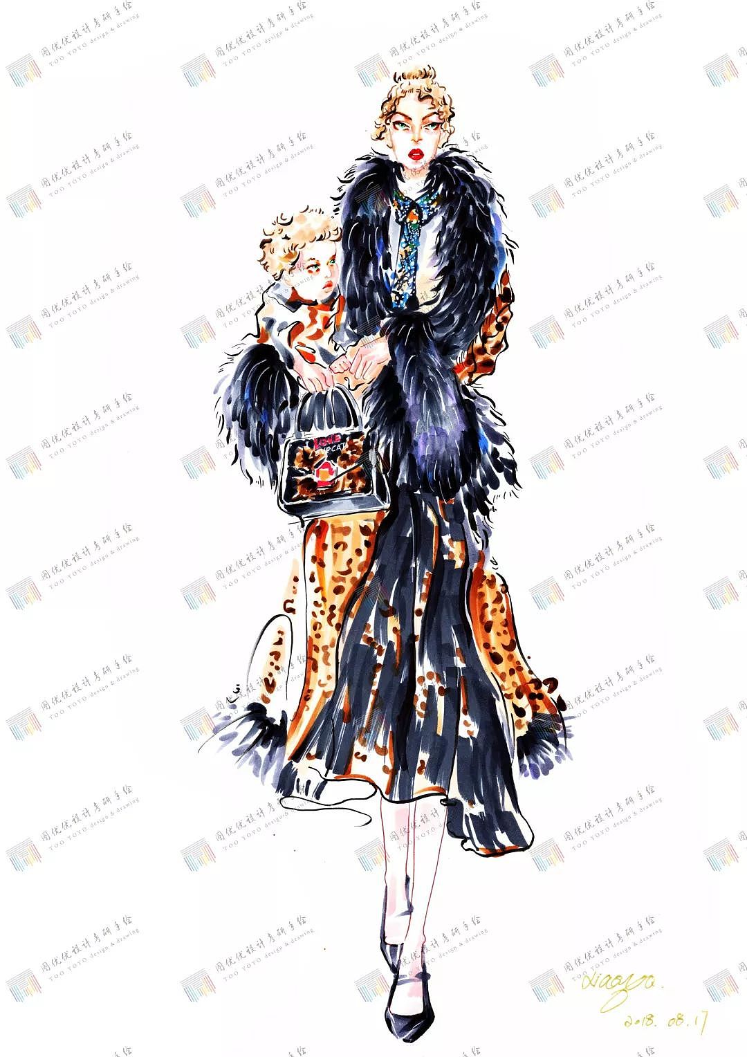 服装设计考研手绘 图优优设计 服装设计考研手绘辅导