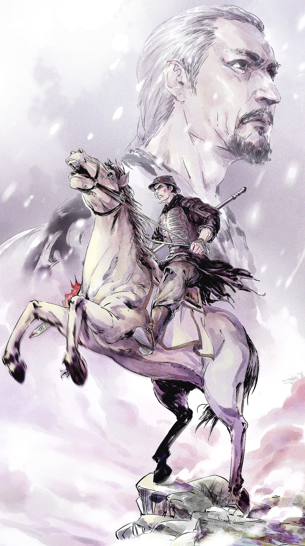 《绘影忆》第十一忆——《见龙卸甲》（图ZMTYyNjkxMjI4） - 艺术插画 - 站酷设计师刘鑫阔原创素材 - 站酷ZCOOL