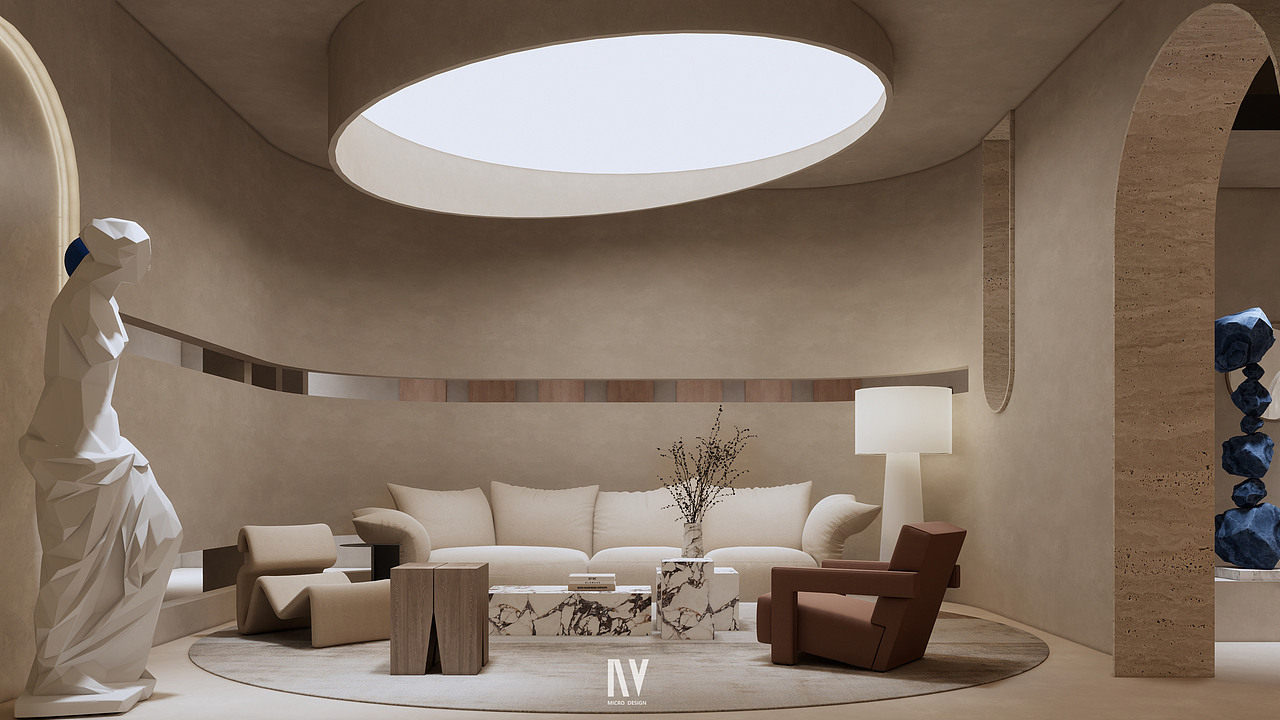 质朴的涂料展厅设计（图ZMzU4NzY4NDk2） - 商业空间设计 - 站酷设计师HEART方寸之间原创素材 - 站酷ZCOOL