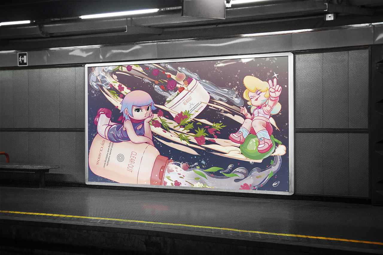 #my CLARINS寻找天然好食肌#--畅游“好食肌宇宙”（图ZMjk4ODA4NjA4） - 海报 - 站酷设计师Poyjan原创素材 - 站酷ZCOOL