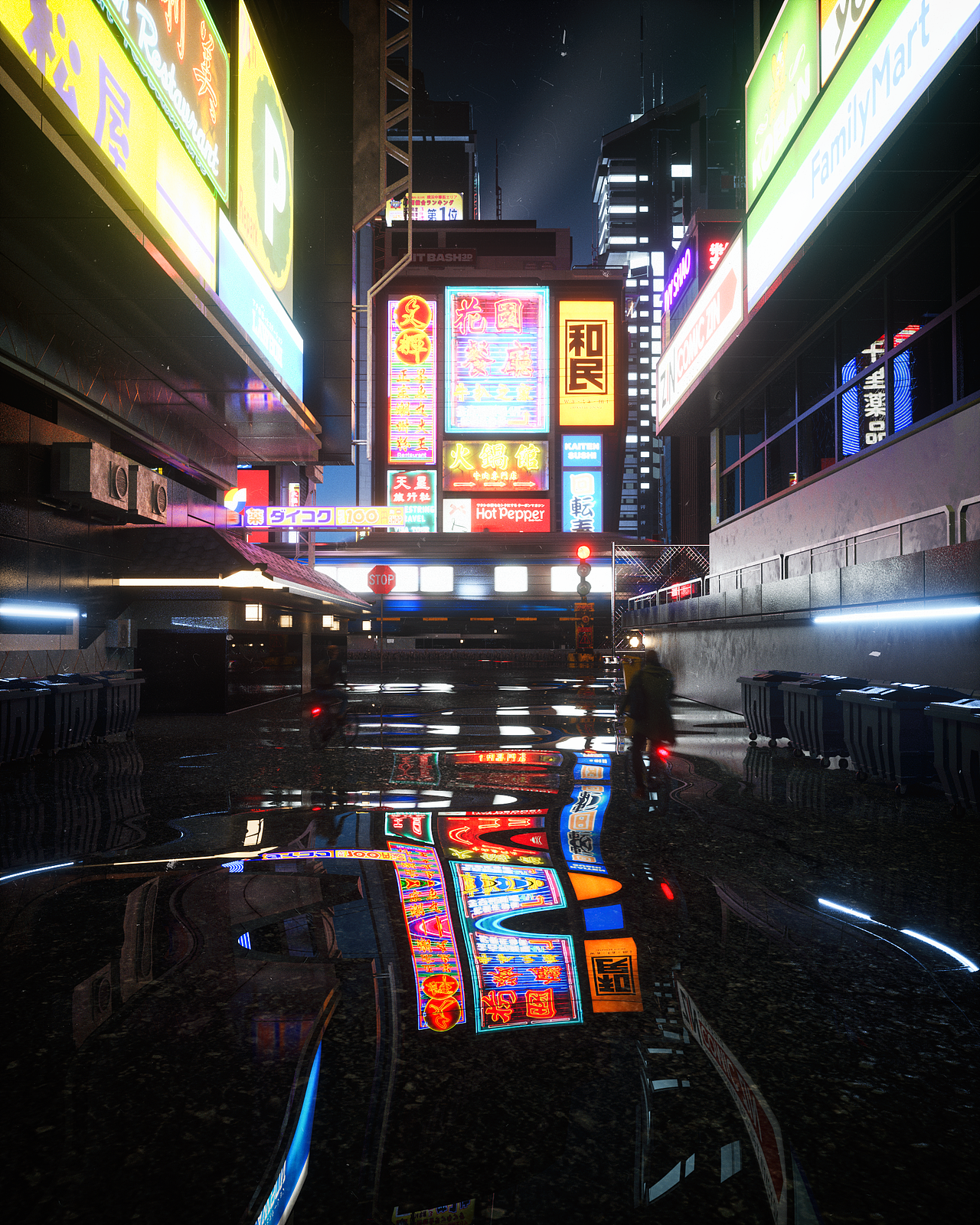 城市夜景一角渲染（图ZMzQyOTc4MjQ0） - 场景 - 站酷设计师Ivy_Shao原创素材 - 站酷ZCOOL