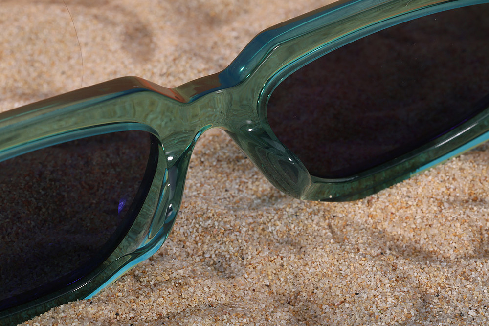 胶架眼镜生产加工厂_GM同款胶架眼镜MF7693绿色-新创森