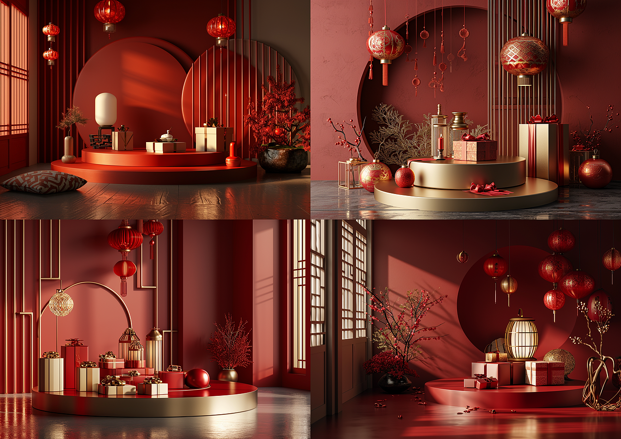 电商背景/场景/素材-AI创作合集