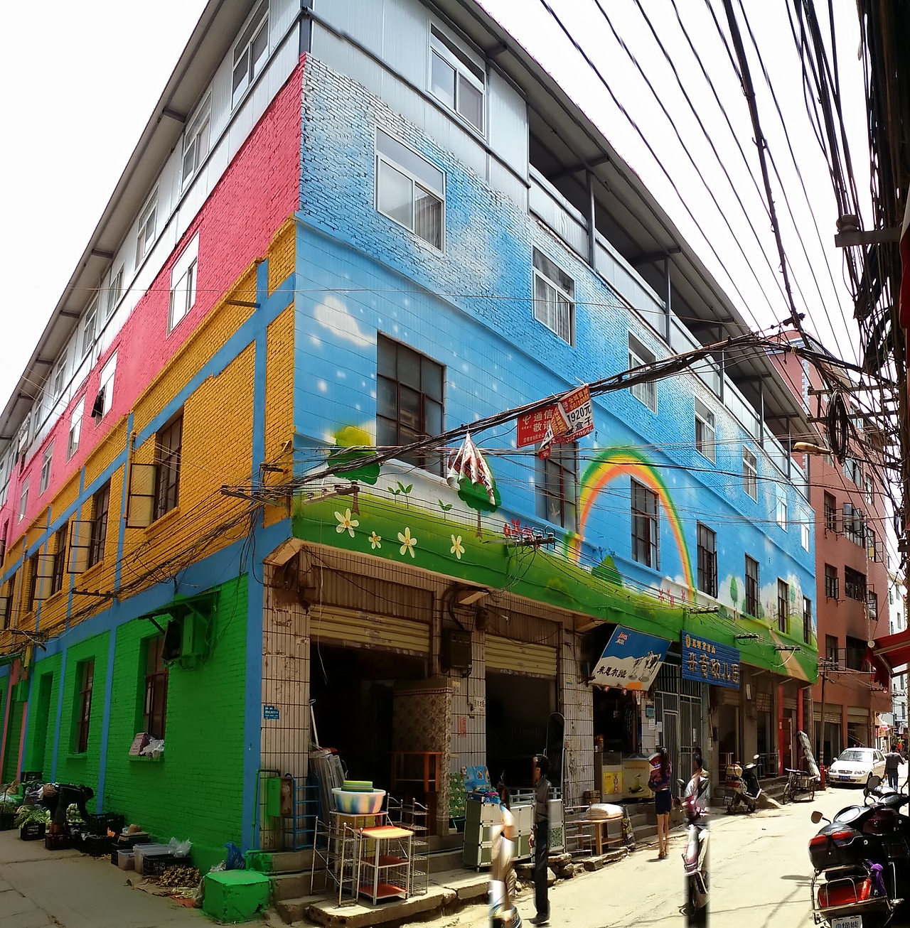 云南校园壁画墙体彩绘