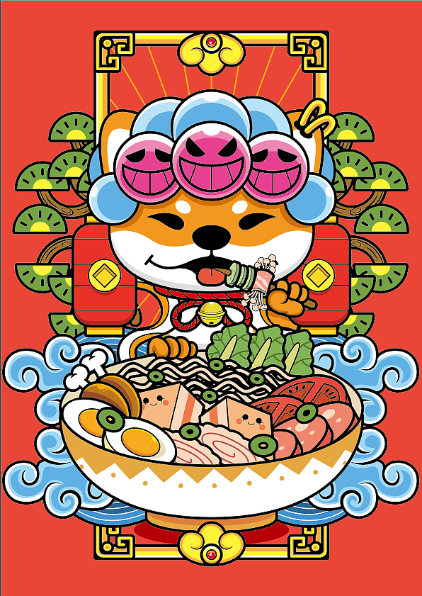 可爱的“旺财们”