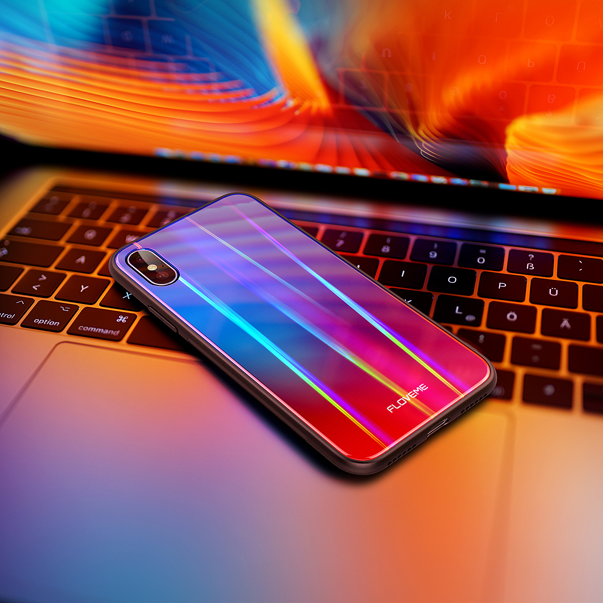 iPhoneX极光渐变手机壳 & 亚马逊电商设计【老作品】